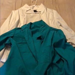 Two button down worthington xl shirts.